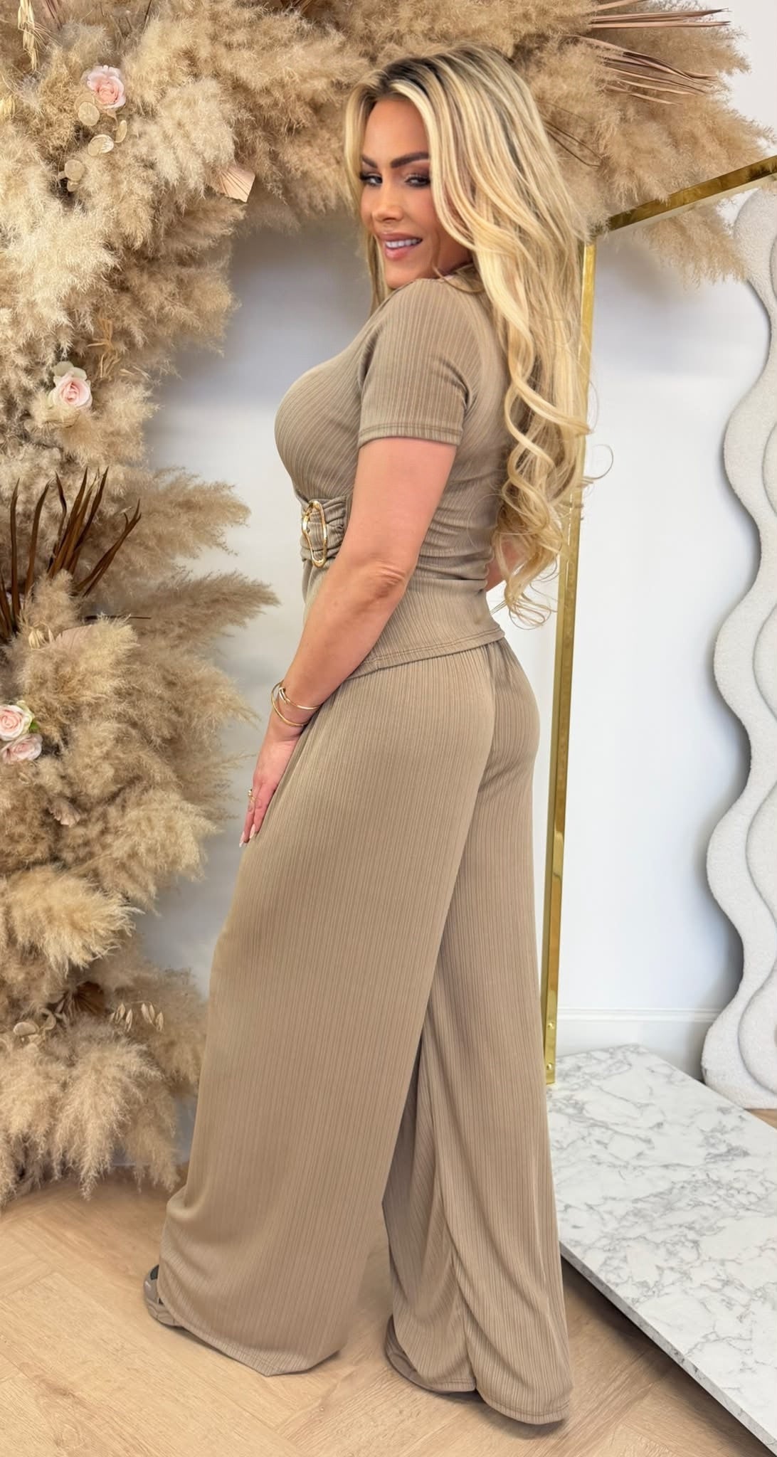 STYLE 2 PIECE SET TAUPE