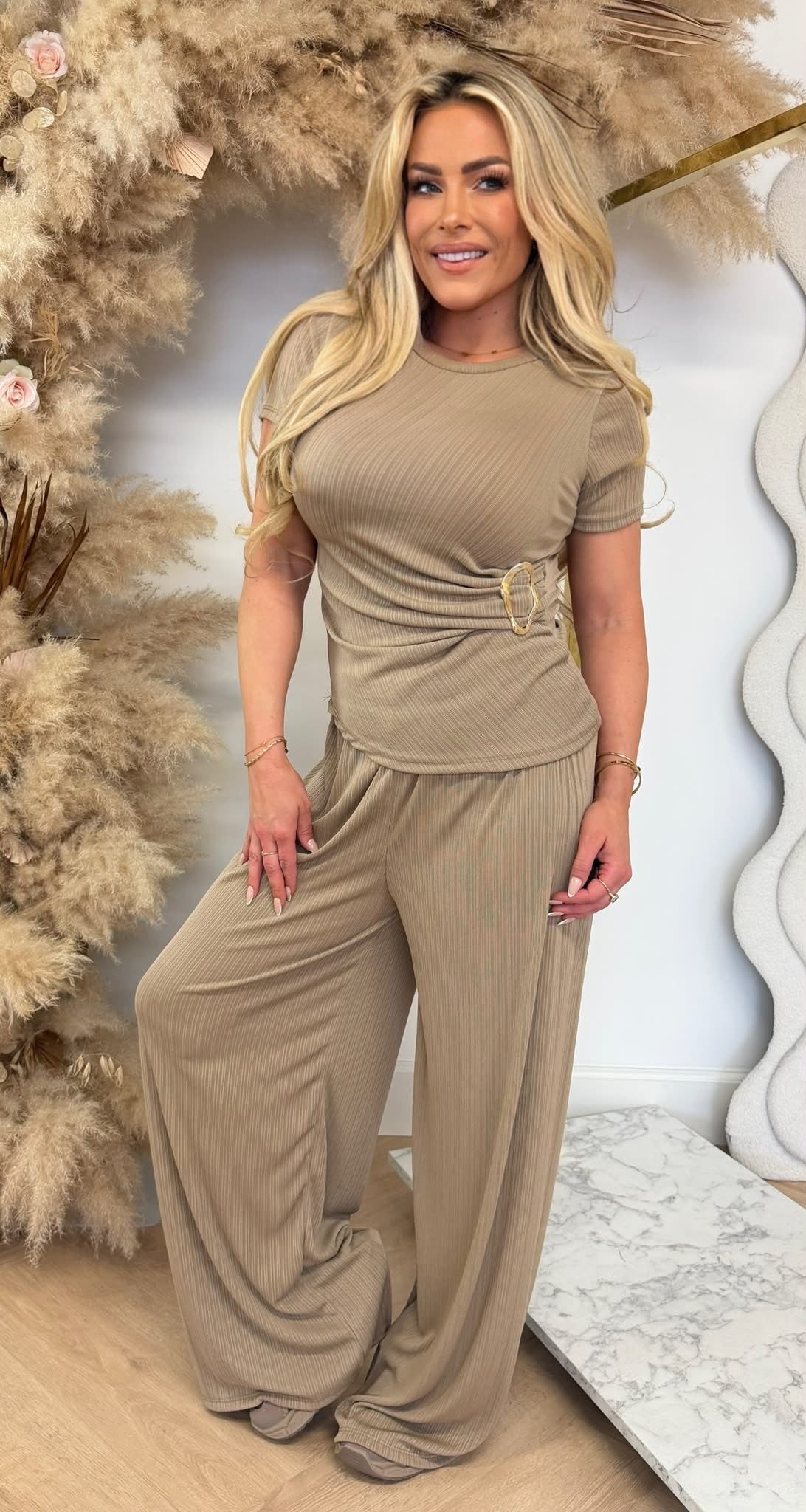 STYLE 2 PIECE SET TAUPE