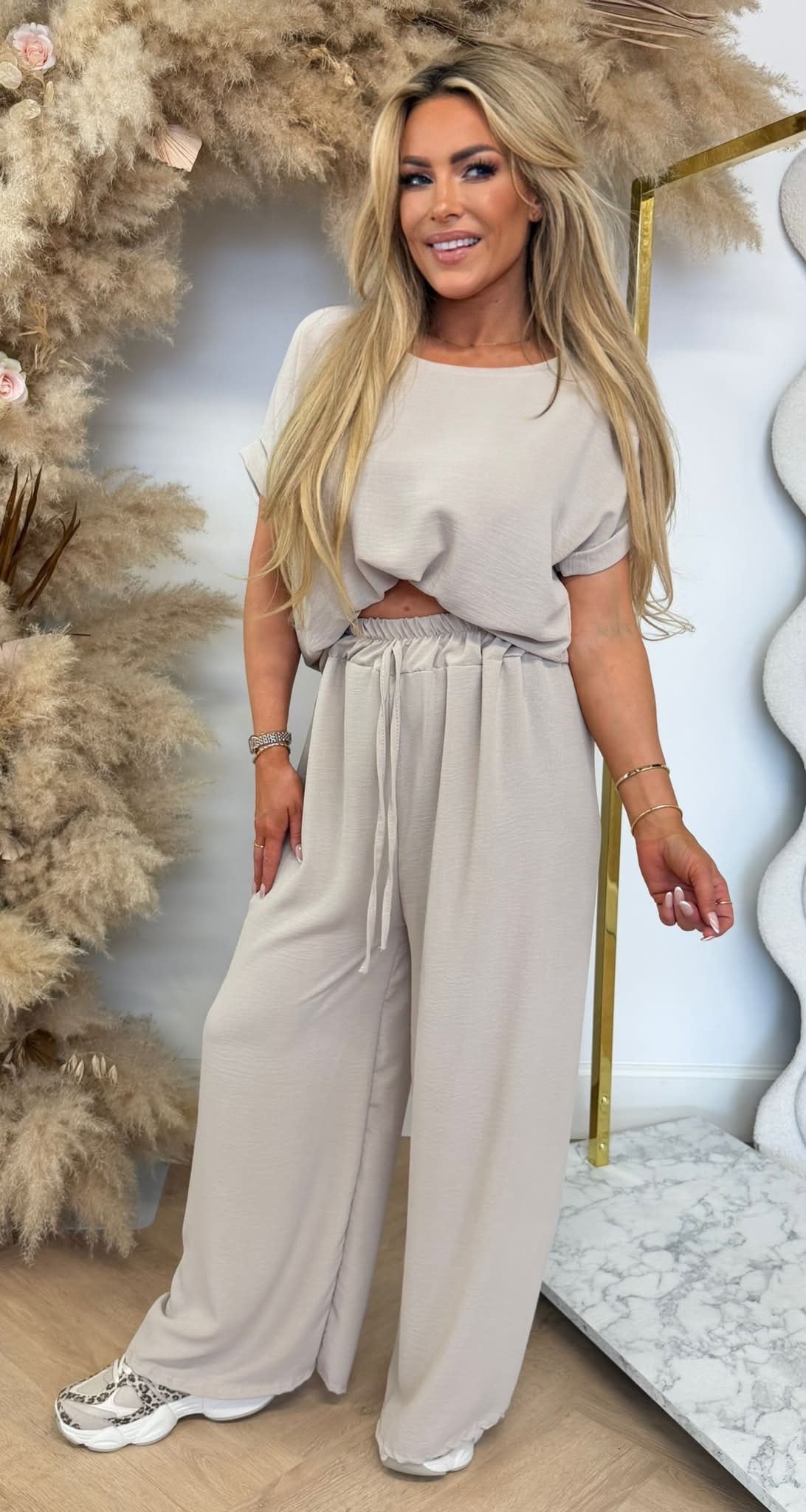 EVERYDAY CO-ORD SET BEIGE