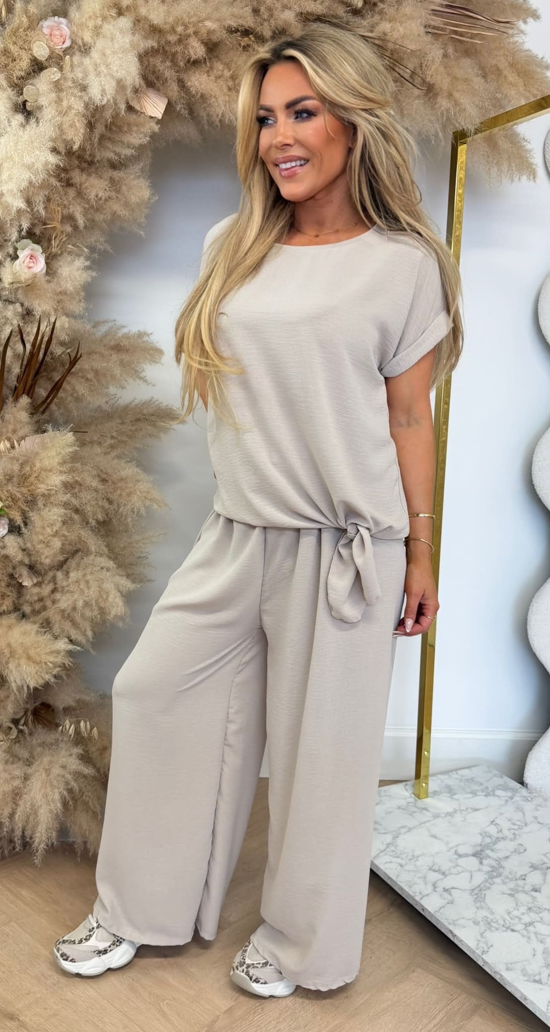 EVERYDAY CO-ORD SET BEIGE