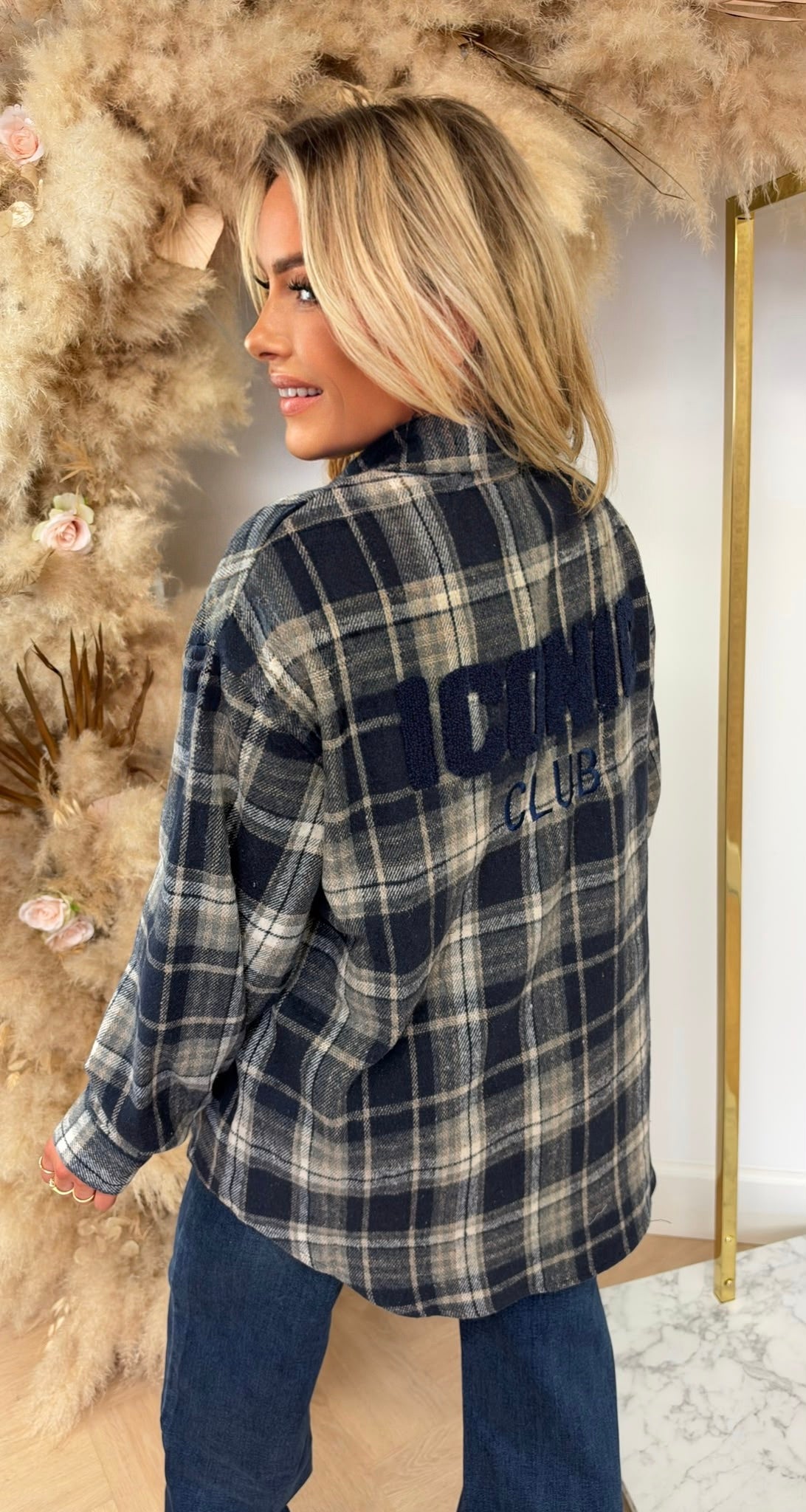 ICONIC RUIT BLOUSE 5750 NAVY