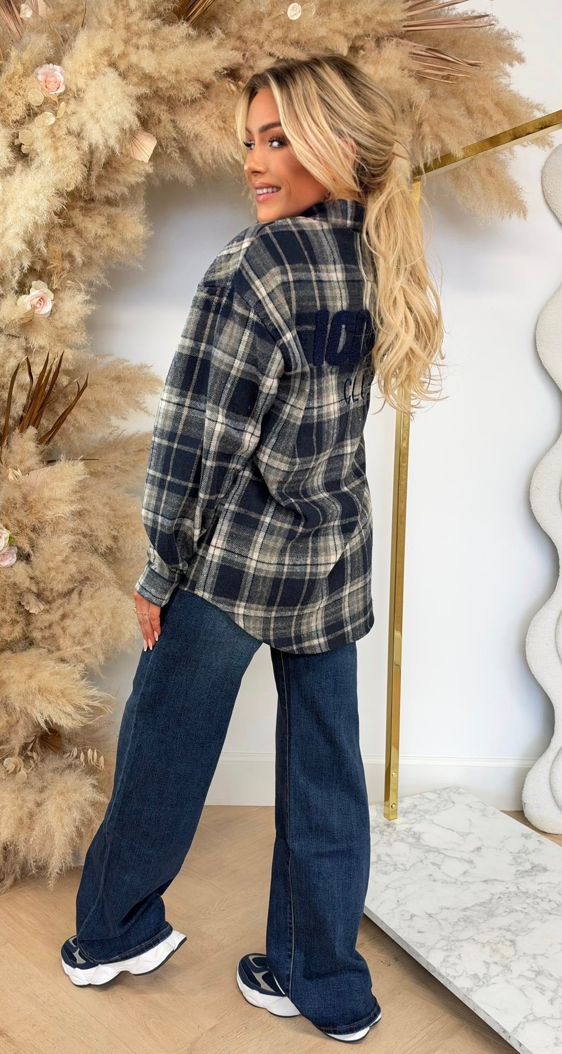 ICONIC RUIT BLOUSE 5750 NAVY