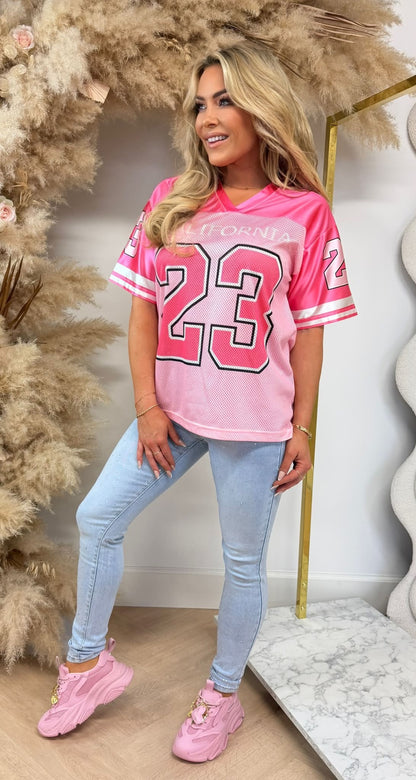 NR 23 BASEBALL SHIRT 290 FUCHSIA