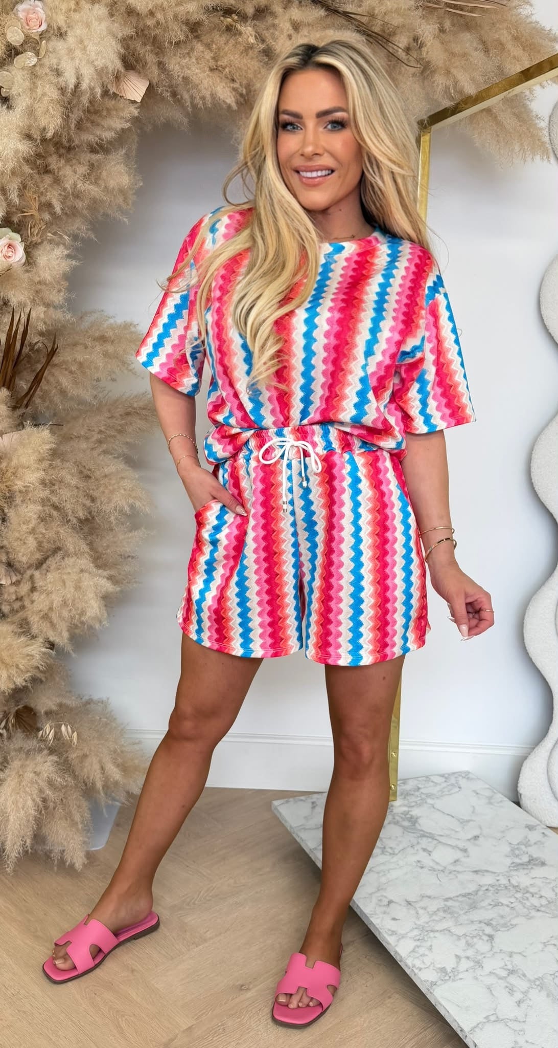 JOSHLYNN PRINT SET FUCHSIA