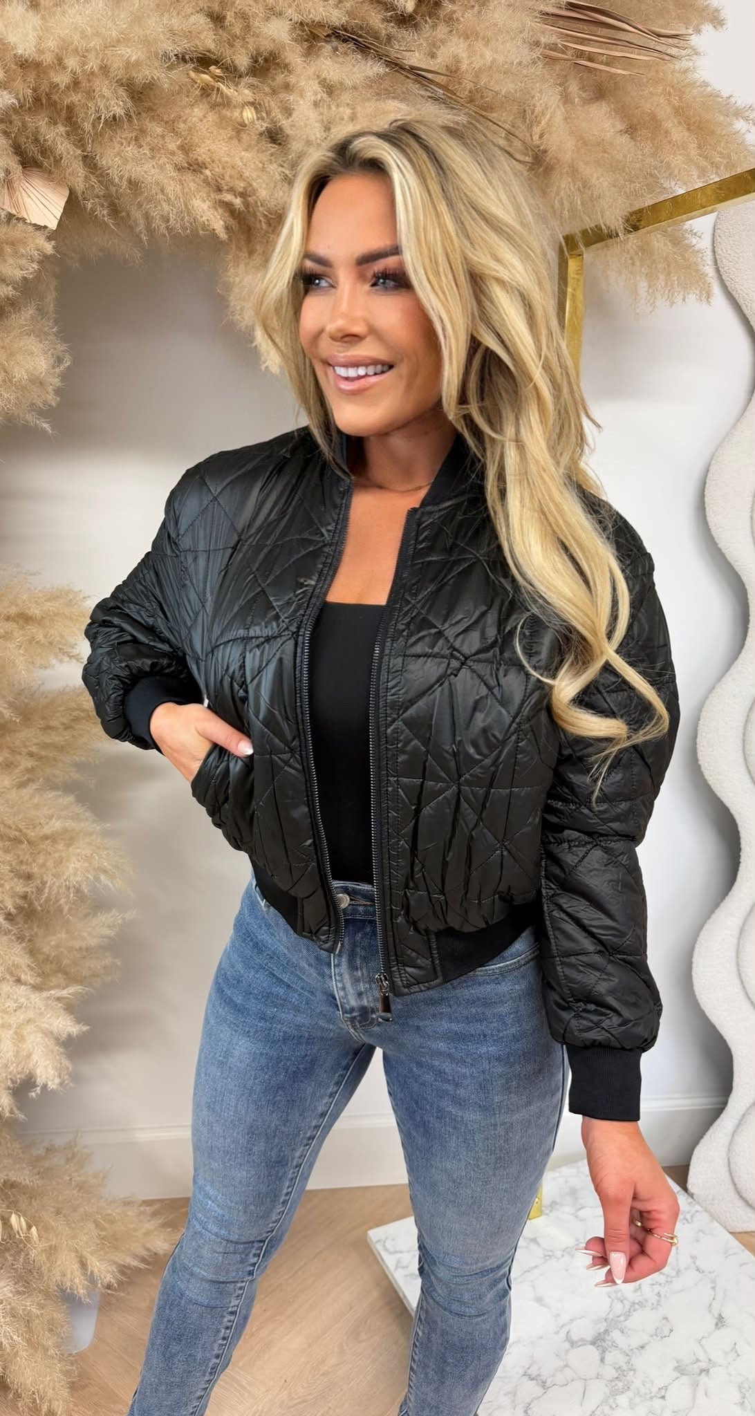 LIGHTWEIGHT JACKET 8683 BLACK