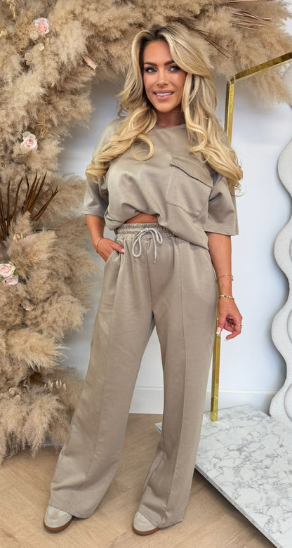 POCKET JOGGER SET 262 TAUPE