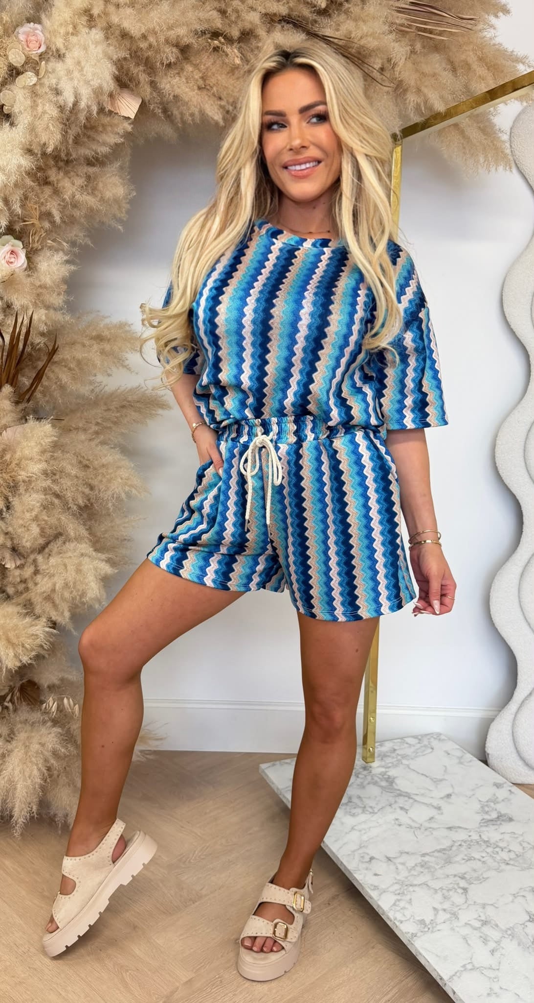 JOSHLYNN PRINT SET BLUE