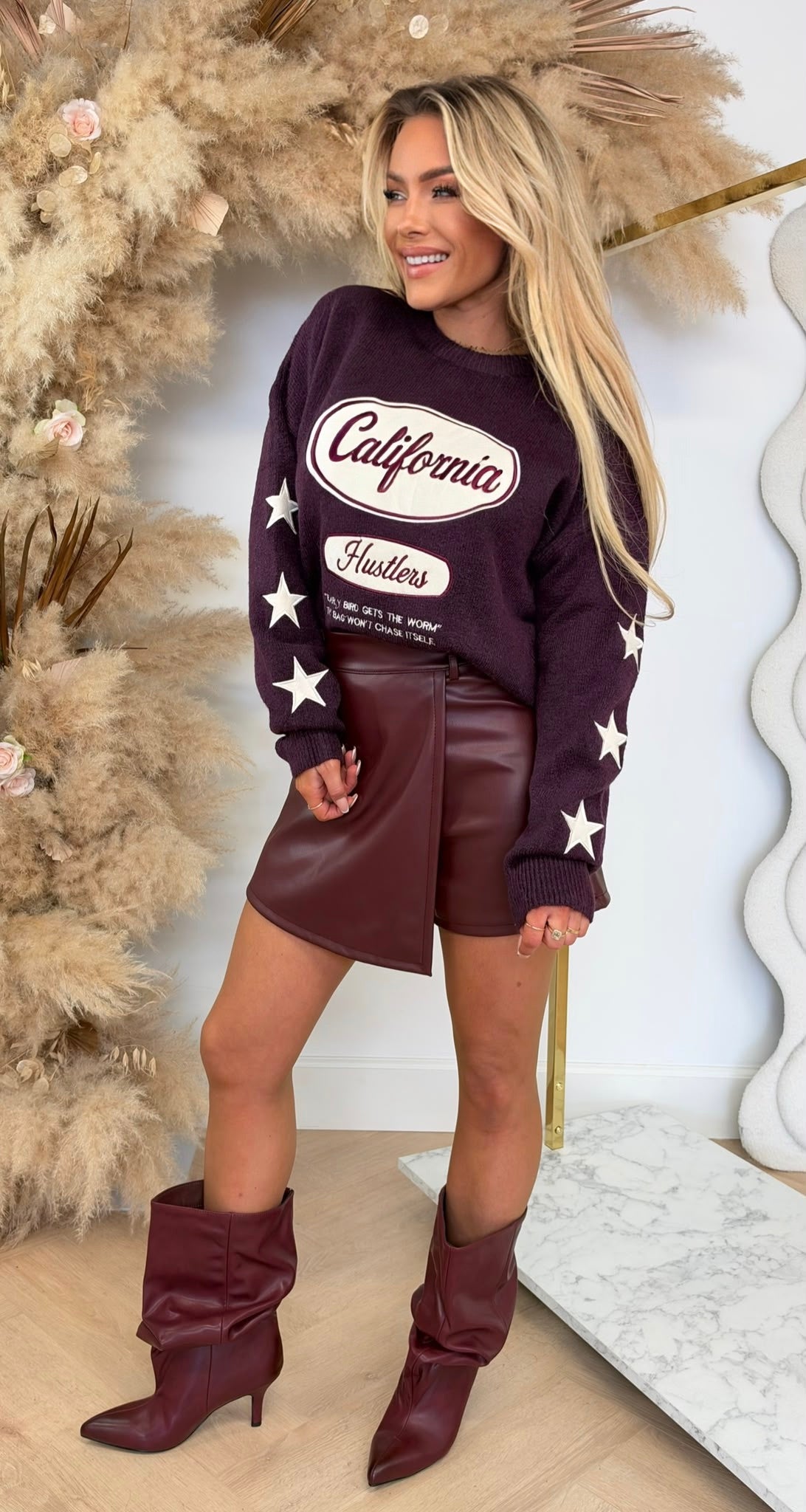 CALIFORNIA STAR SWEAT 3831483 WINE