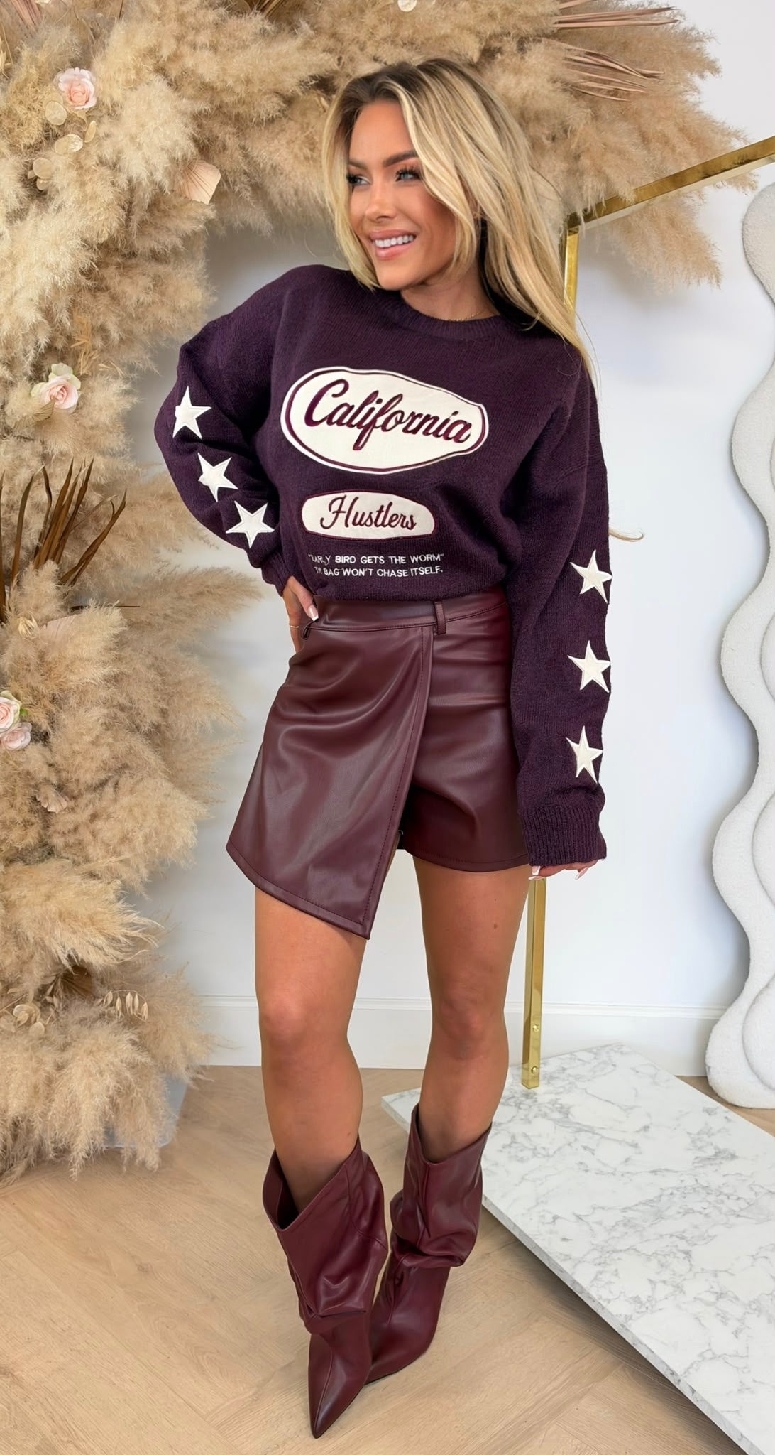 CALIFORNIA STAR SWEAT 3831483 WINE
