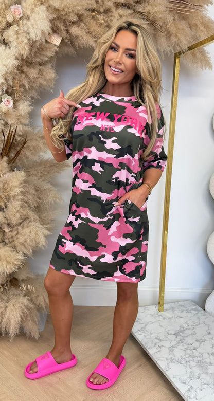 ARMY NEW YORK DRESS PINK