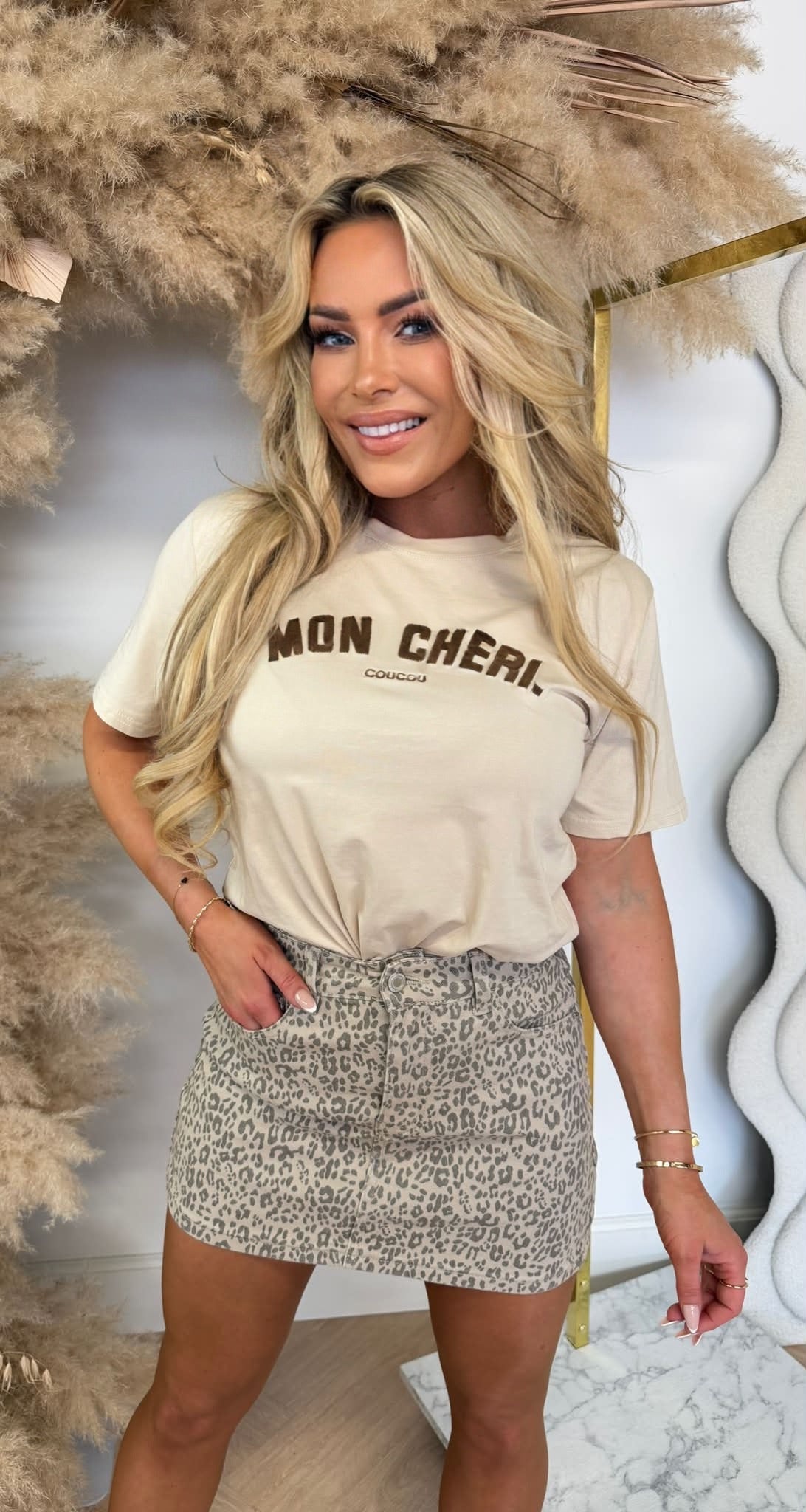 MON CHERI SHIRT 1020 BEIGE