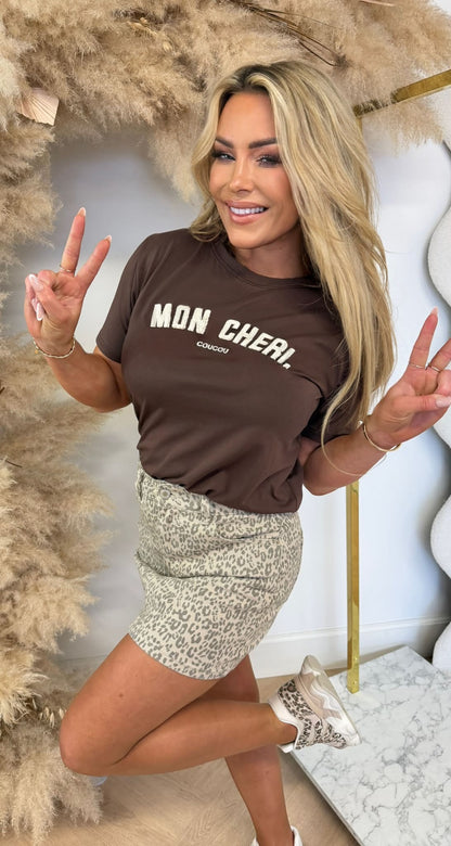 MON CHERI SHIRT 1020 CHOCO