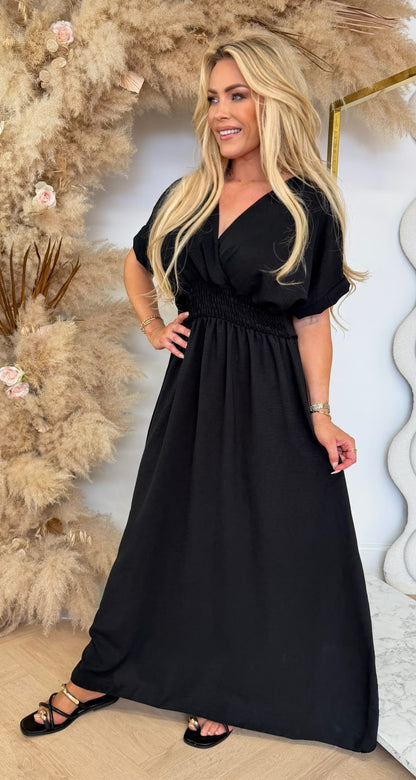 BORDY DRESS BLACK