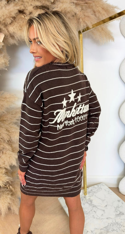MANHATTAN STAR SWEAT 3831476 CHOCO