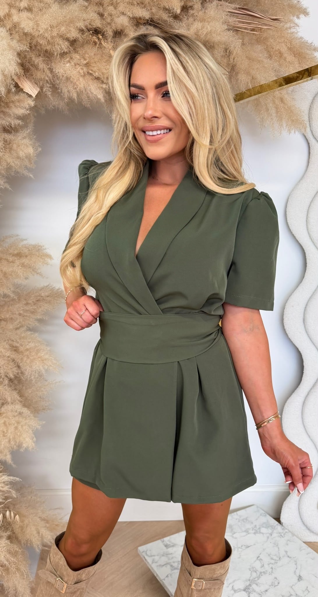 CLASSIC PLAYSUIT ARMYGREEN