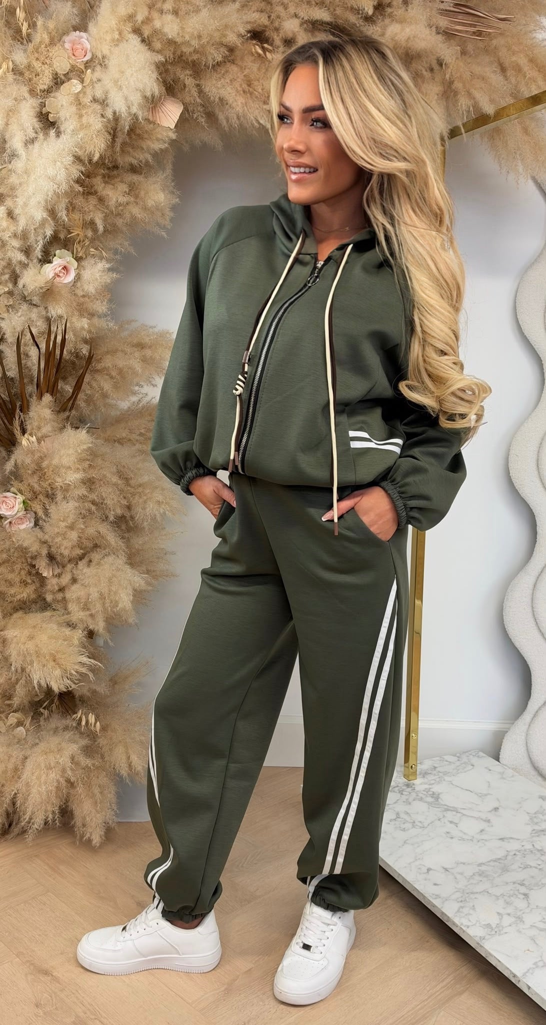 RIA TOUWTJE COMFY SET ARMYGREEN
