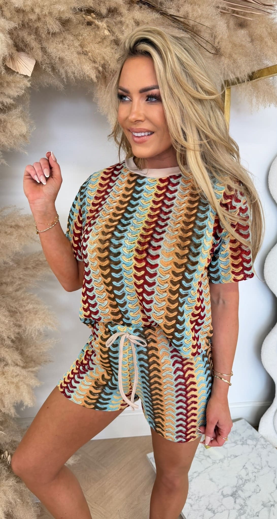 MELLE MESH SET YELLOW