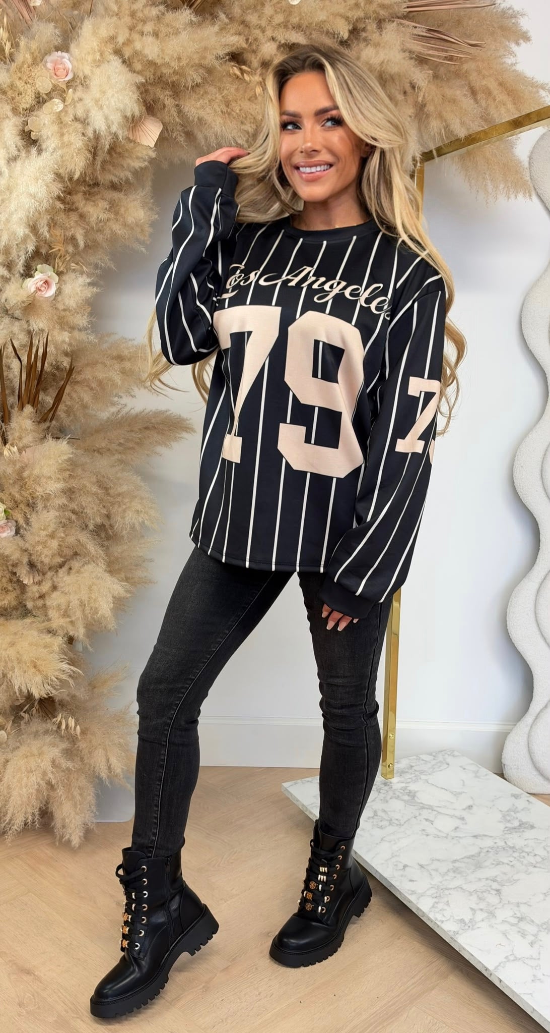 BASEBALL LOS ANGELES SWEAT BLACK