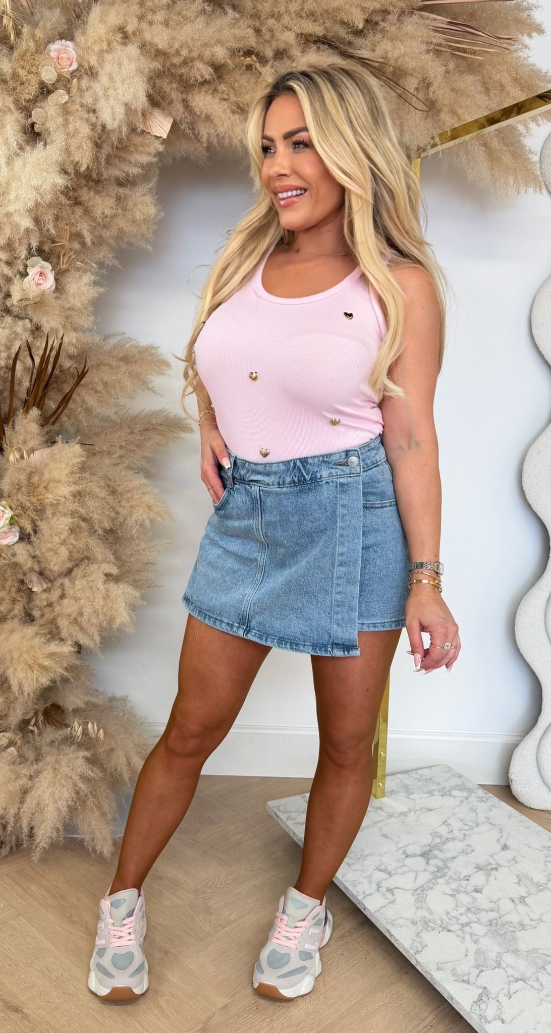 HARTJES STUDS TOP 501 PINK