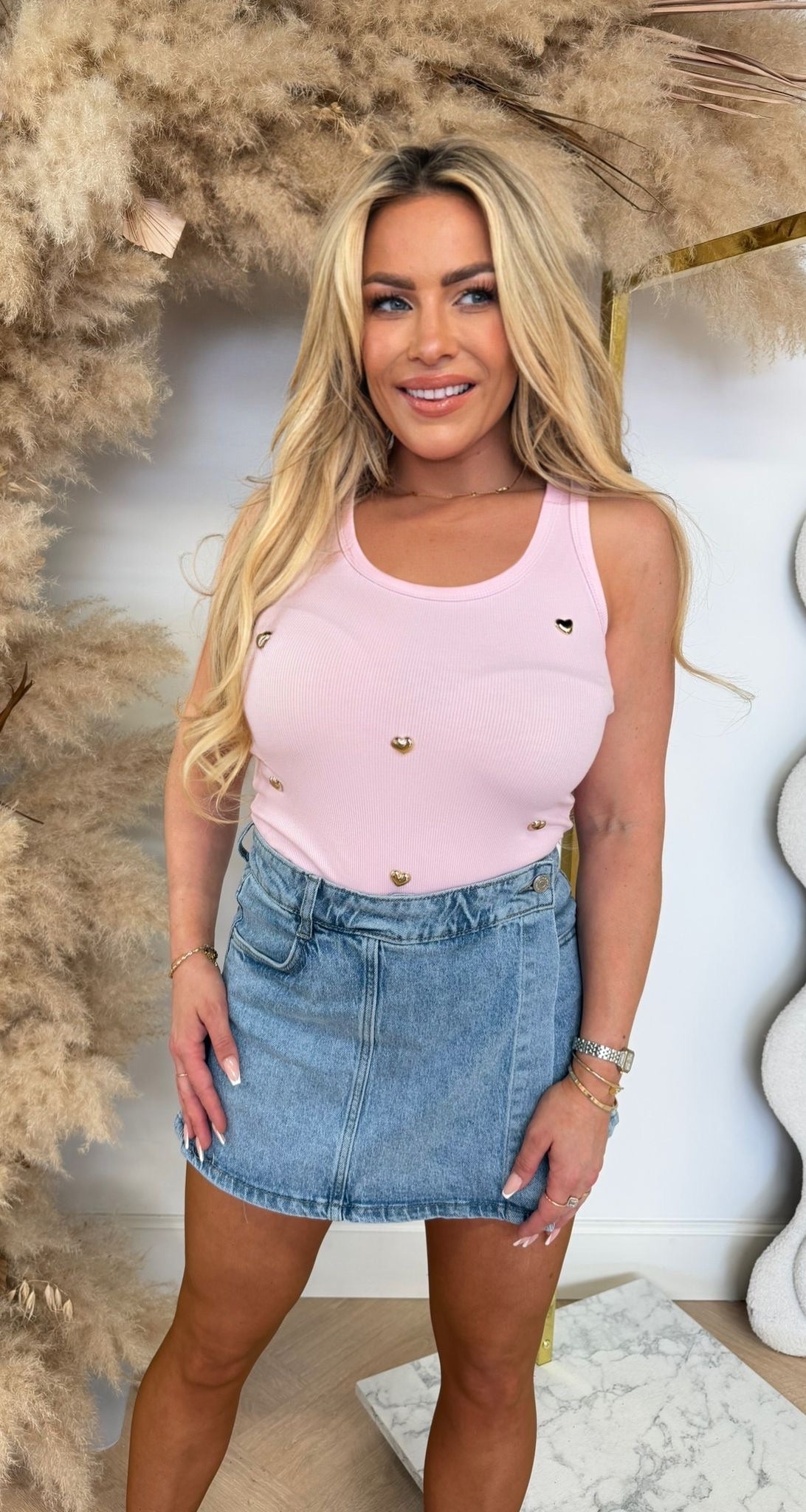 HARTJES STUDS TOP 501 PINK