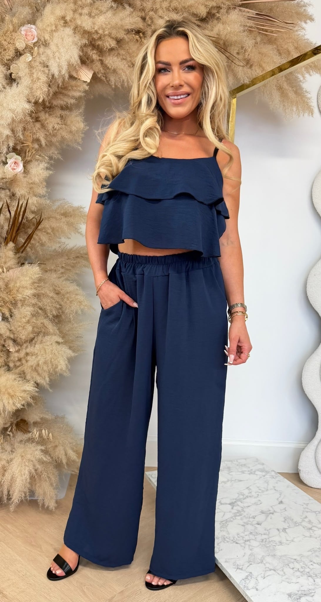 RUFFLY 2 PIECE SET NAVY