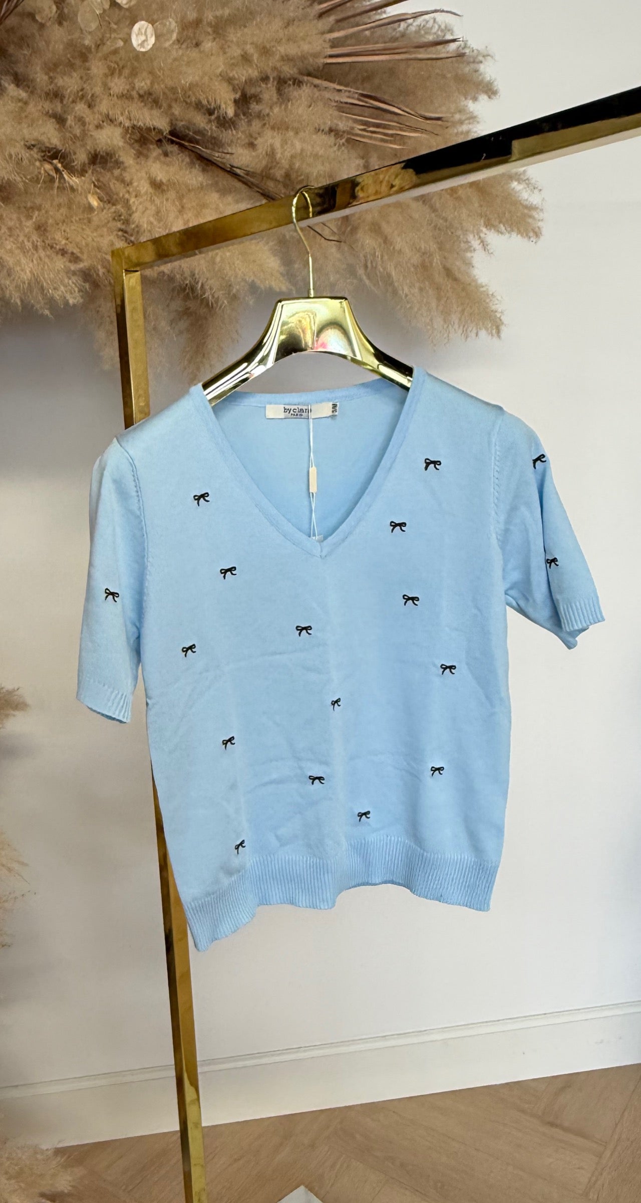 BOW V TOP 9364 BABYBLUE