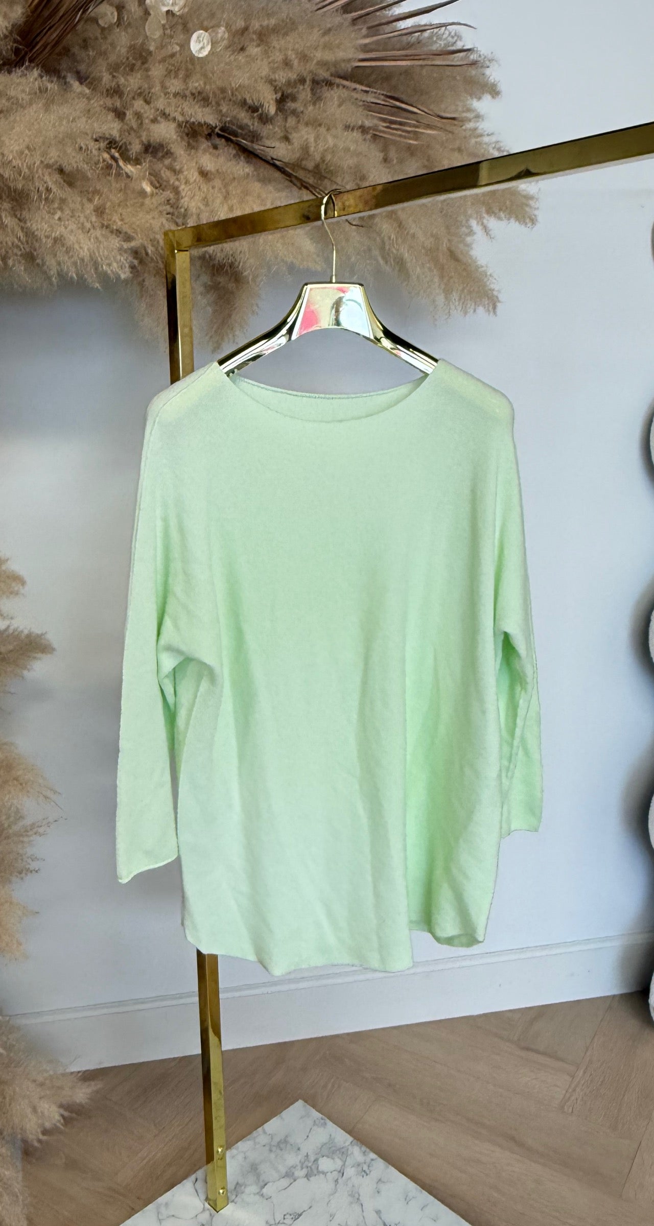 KIMMY SOFT LONG TOP MINT