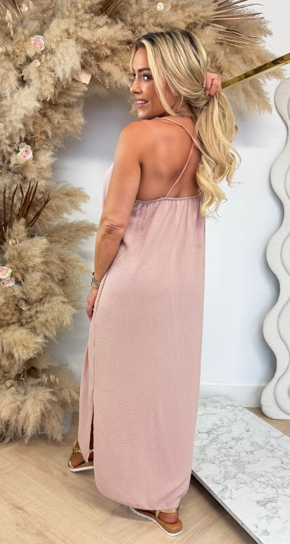 DAZY BOHI MAXI DRESS NUDE