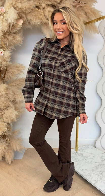 OVERSIZED RUIT BLOUSE 239 WINERED