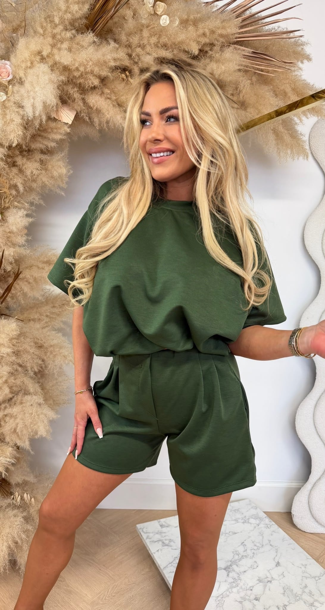 LISSY SET MINT ARMYGREEN