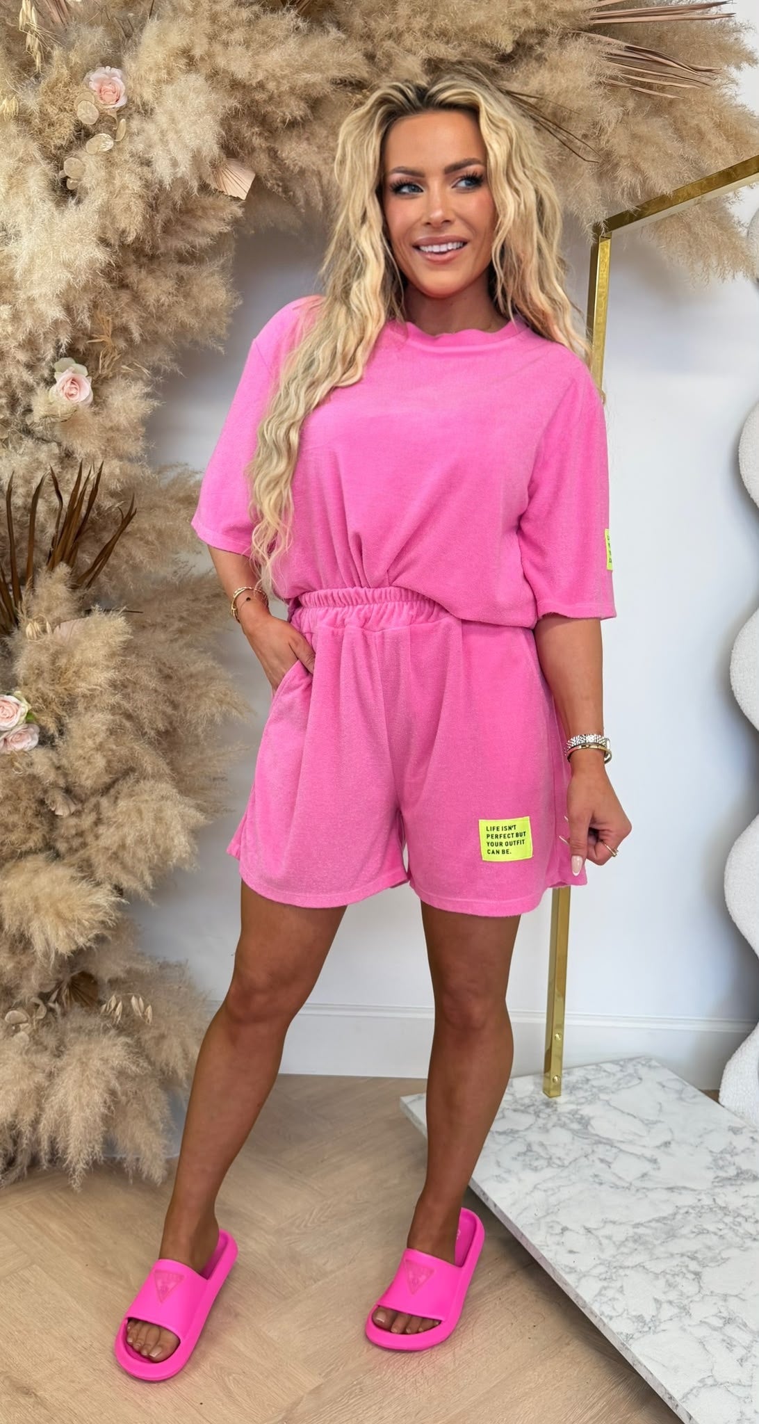 BADSTOF SET PINK