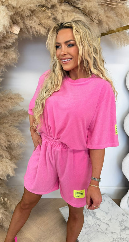 BADSTOF SET PINK