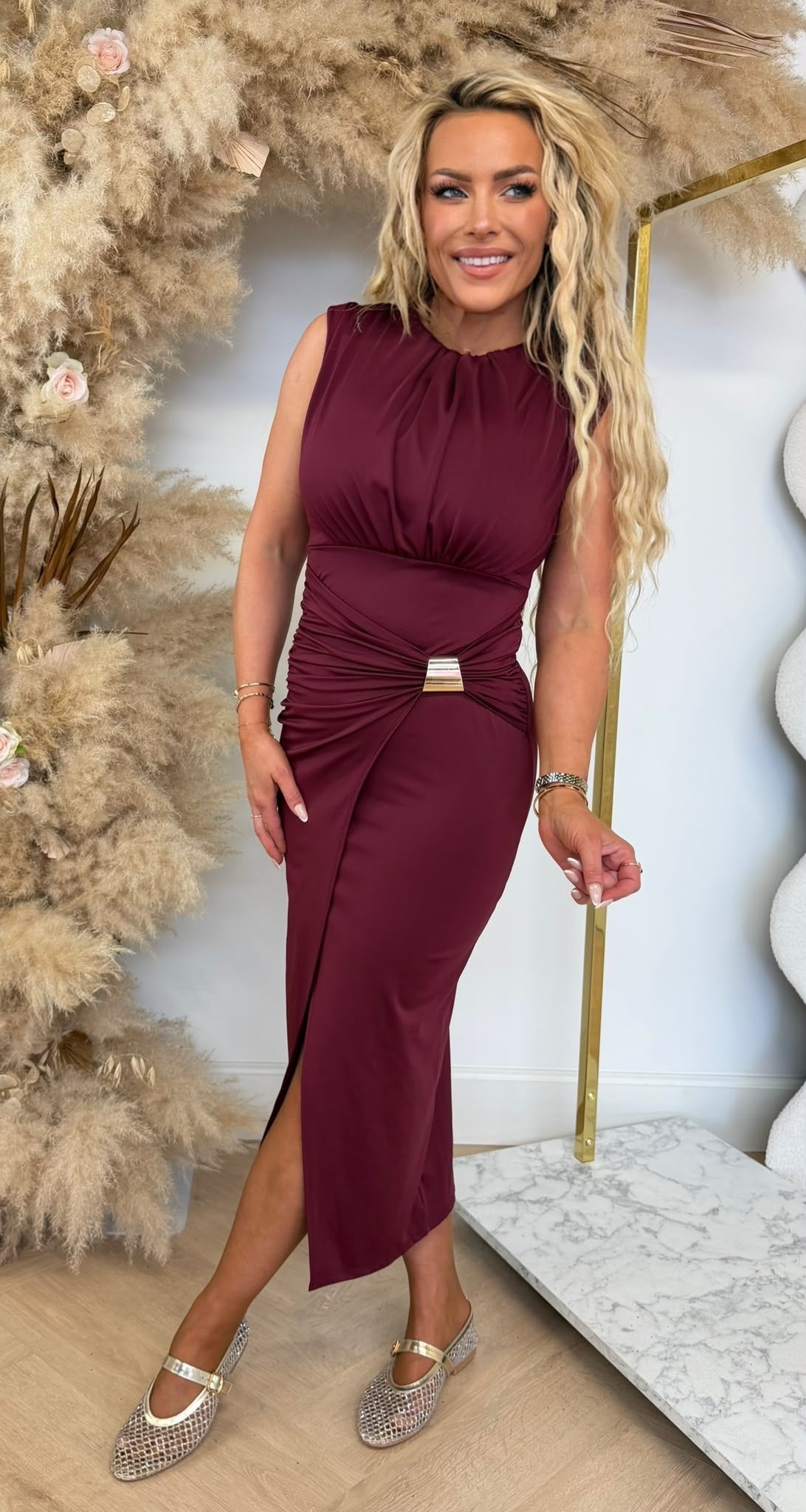 JILL GOLDY STRIK DRESS BODREAUX
