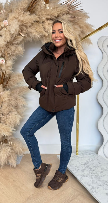 PUFFER MUSTHAVE JACKET 7588 CHOCO