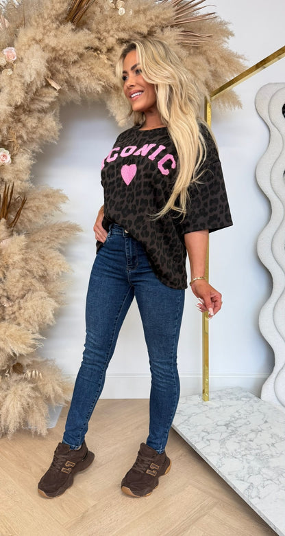 TEDDY ICONIC HEART LEO SHIRT 9172 PINK