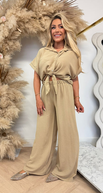 SCHLICHTES ELEGANTES CO-ORD SET ESMARALD