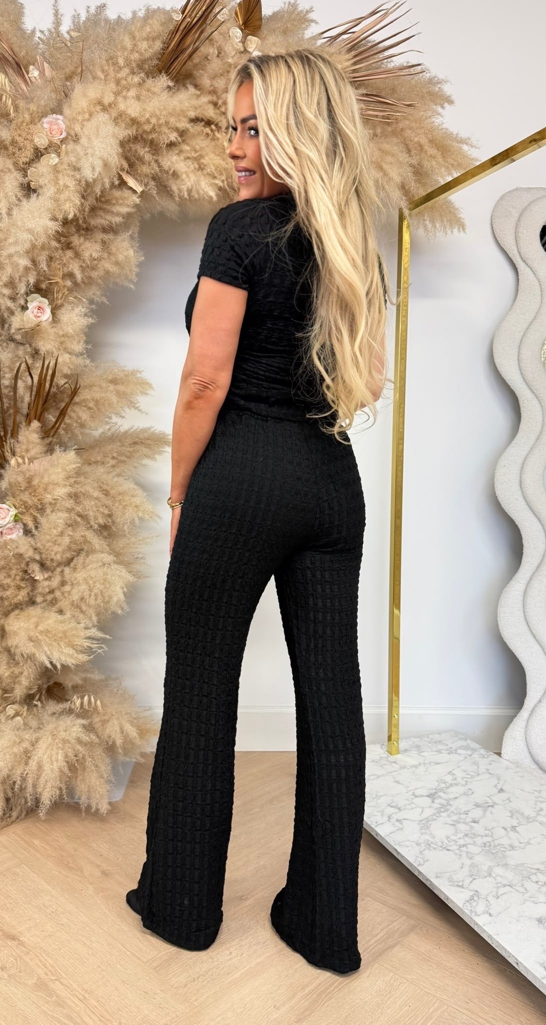 ALLISON TWO PIECE SET 35135 BLACK