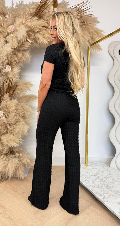 ALLISON TWO PIECE SET 35135 BLACK