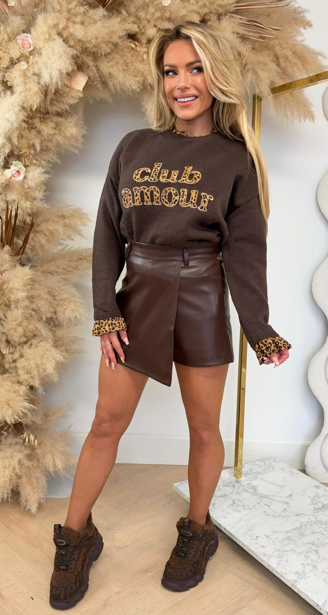 CLUB AMOUR LEO SWEAT 6565 CHOCO