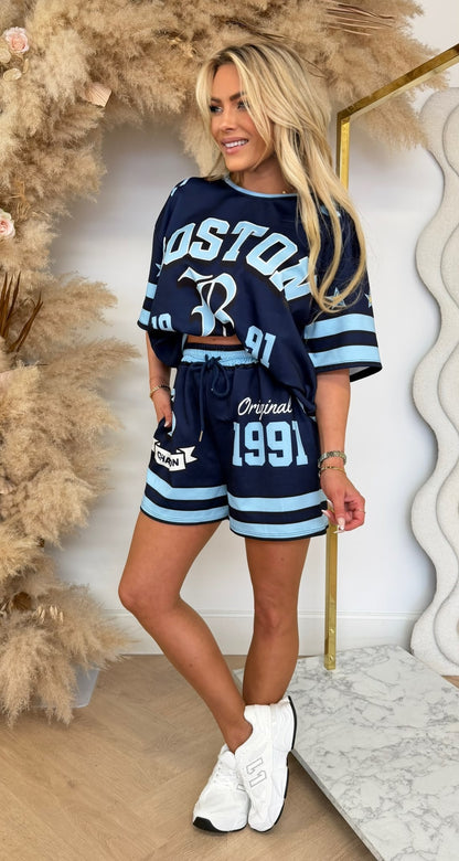 BOSTY STARRY SET NAVY