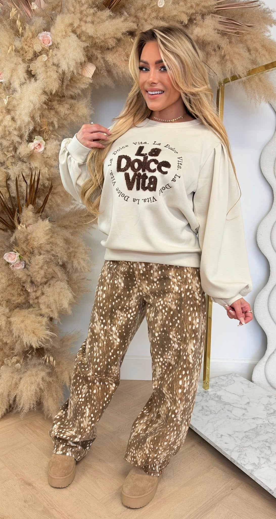LA DOLCE VITA SWEAT BEIGE