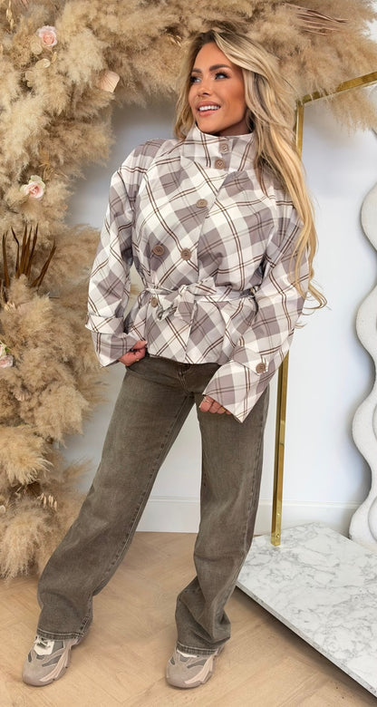VENESSA NECK RUIT JACK TAUPE