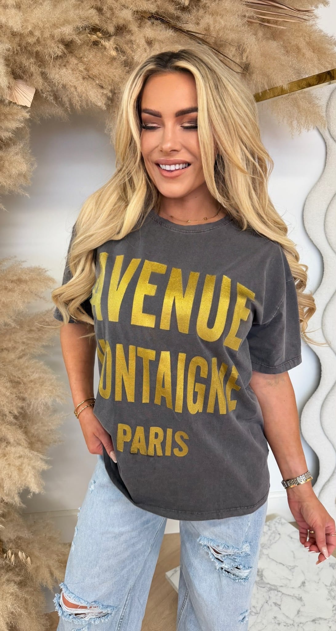 AVENUE MONTAIGNE T SHIRT 8011619 GREY