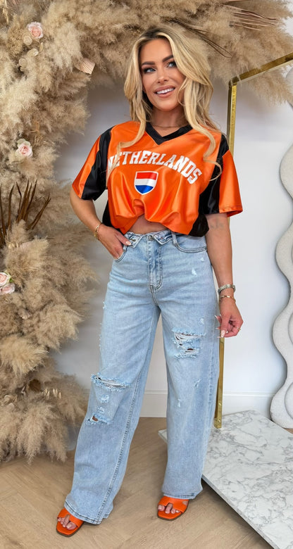 NL JERSEY SHIRT ORANGE