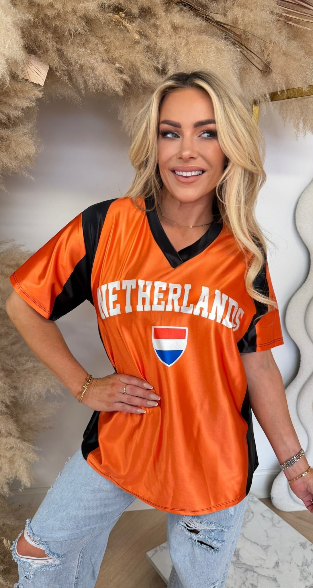 NL JERSEY SHIRT ORANGE