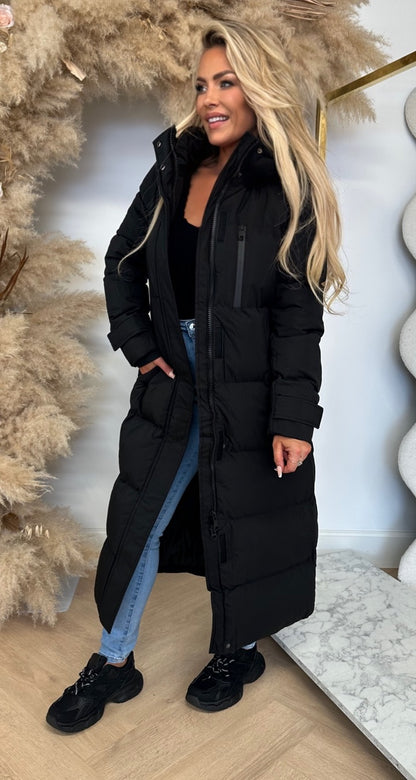 LONG BESTSELLER WINTERJACKET 7557 BLACK