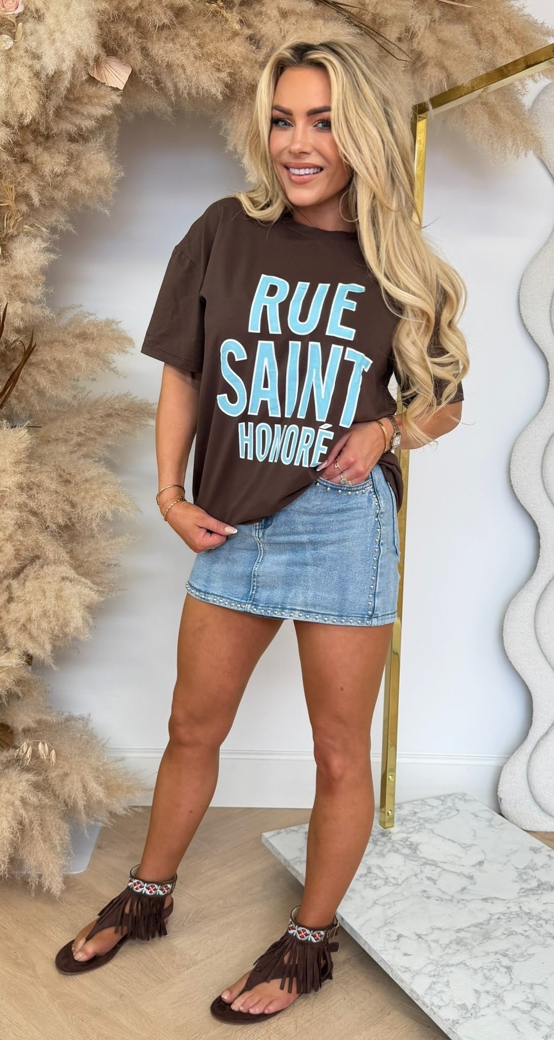 RUE SAINT SHIRT 8011595 COFFEE