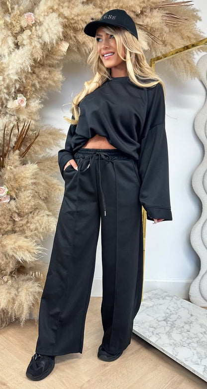 DJOEKE COMFY 2 PIECE SET BLACK