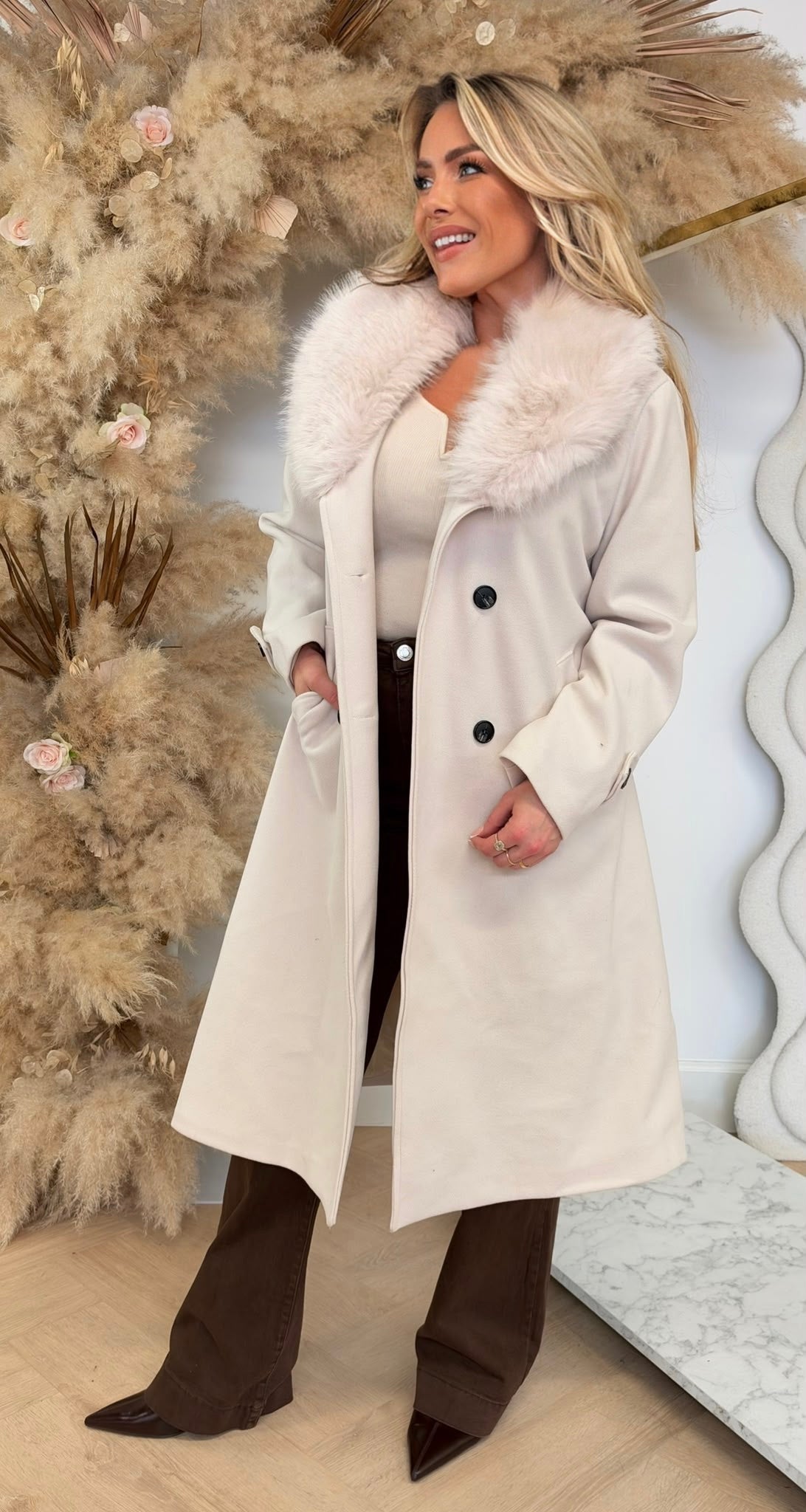 KATJA TRENCH COAT CREME
