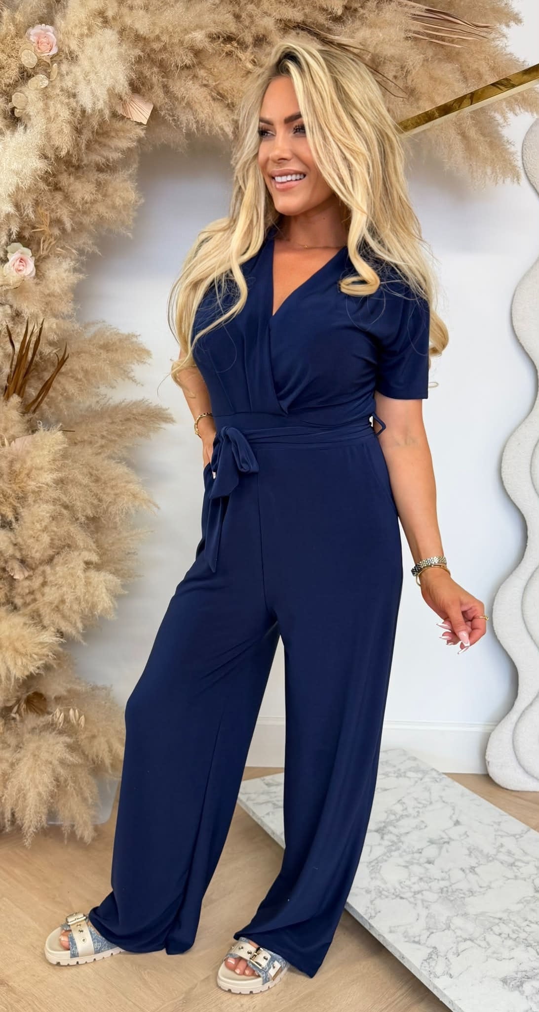 SUPER STRETCHY JUMPSUIT NAVY